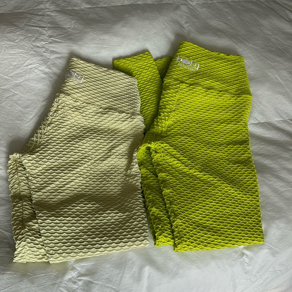 Yellow croco Booty by Brabants Leggings